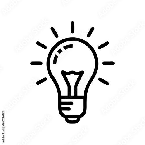 Icon of a Light Bulb