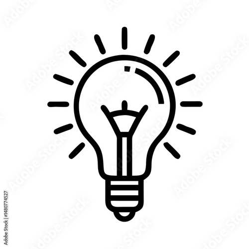 Icon of a Light Bulb