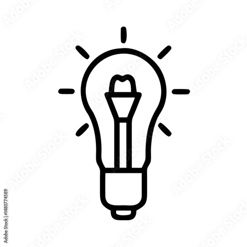Icon of a Light Bulb
