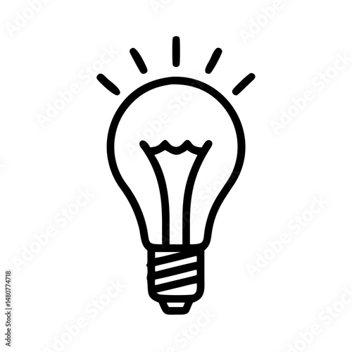 Icon of a Light Bulb