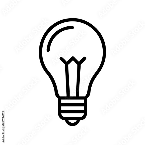 Icon of a Light Bulb