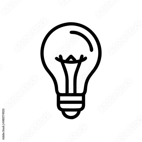 Icon of a Light Bulb