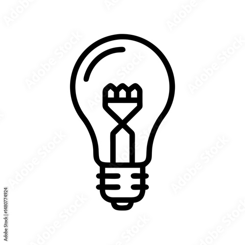 Icon of a Light Bulb