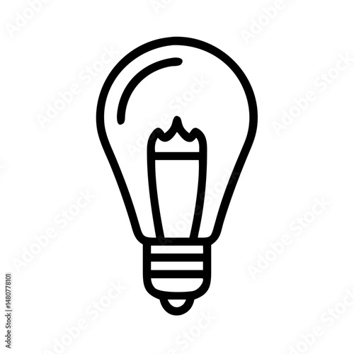 Icon of a Light Bulb