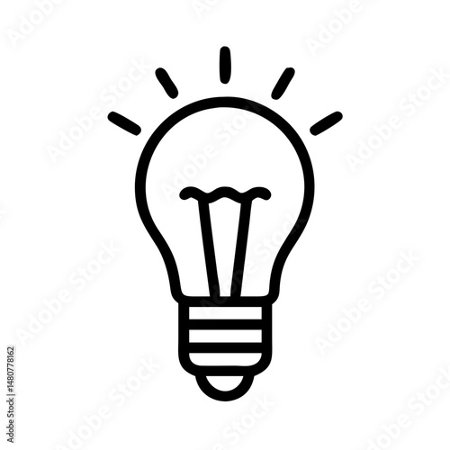 Icon of a Light Bulb