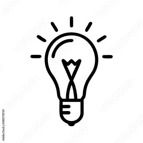 Icon of a Light Bulb