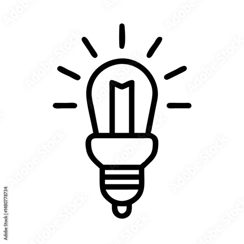 Icon of a Light Bulb