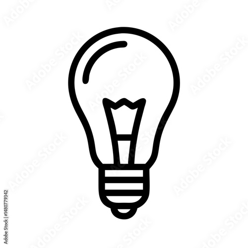 Icon of a Light Bulb