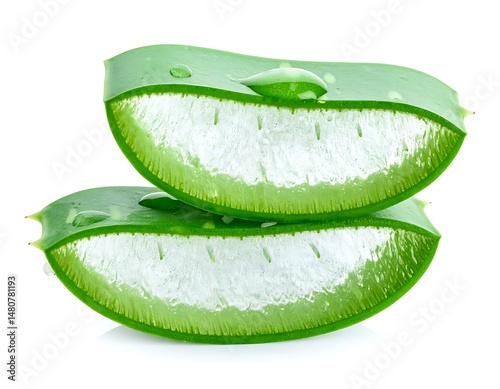 Wallpaper Mural Fresh Aloe Vera Slices, Gel, Natural Healing, Skincare, Beauty, Plant, Medicine, Herbal Remedy, Trea Torontodigital.ca