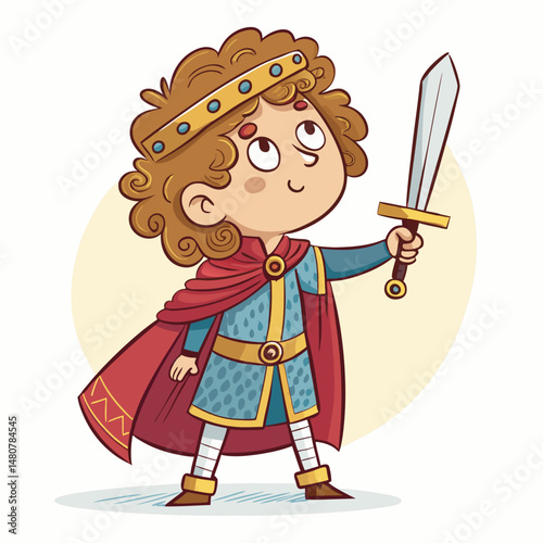 Greek emperor illustration