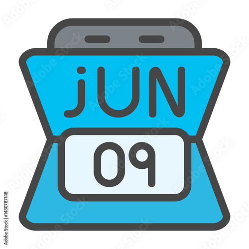 June 9 Icon
