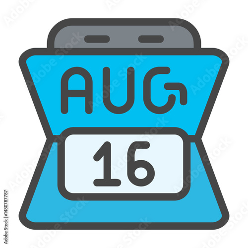 August 16 Icon