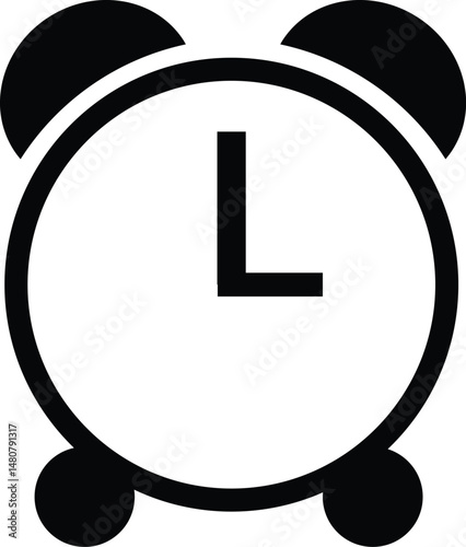 alarm clock icon isloated 