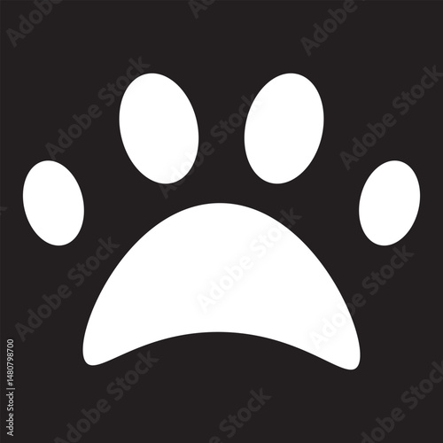 Paw Icon. Pet paw icon.
