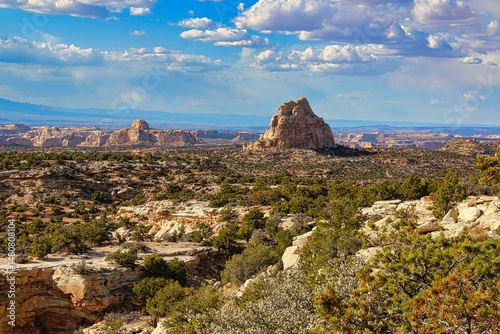Spring at Ghost Rocks Viewpoint Along Interstate 70 in Central Utah.