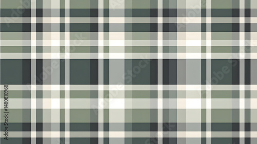 Wallpaper Mural Professional Tartan Scottish Seamless Pattern in Muted Green for Designs Torontodigital.ca