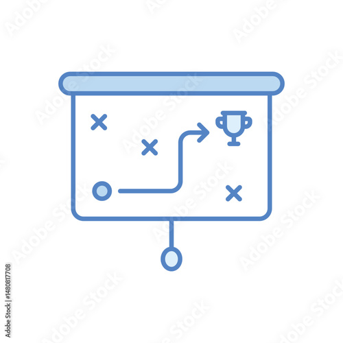 Game Plan Vector icon