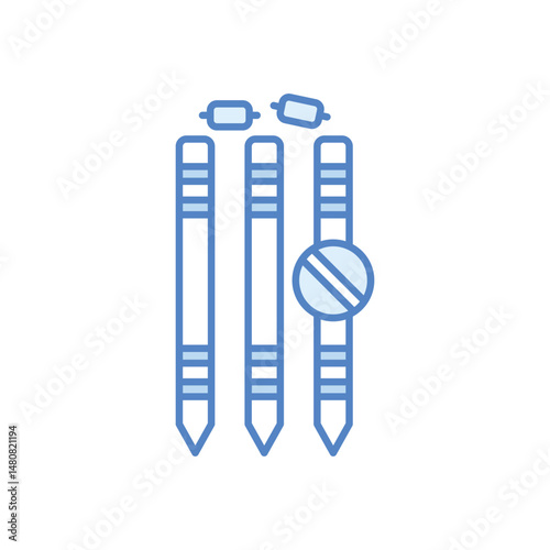 Wicket  Vector icon
