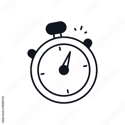 Stopwatch  Vector icon