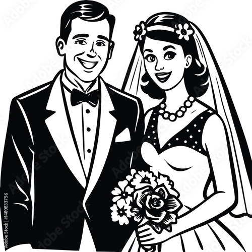 Low angle view of multi-ethnic bridal party
Multi-ethnic bride and groom hugging
Portrait of multi-ethnic bride and groom
