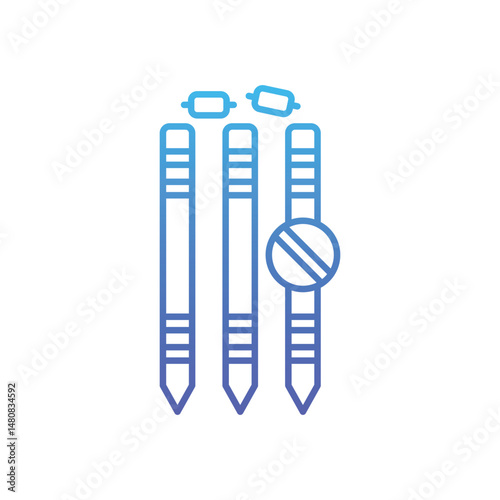 Wicket  Vector icon