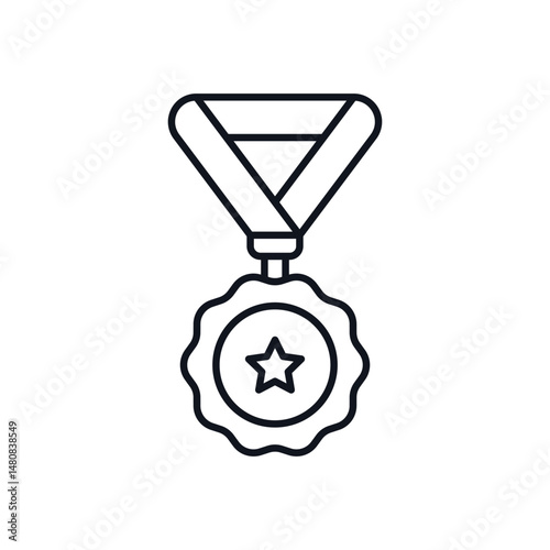 Medal Vector icon