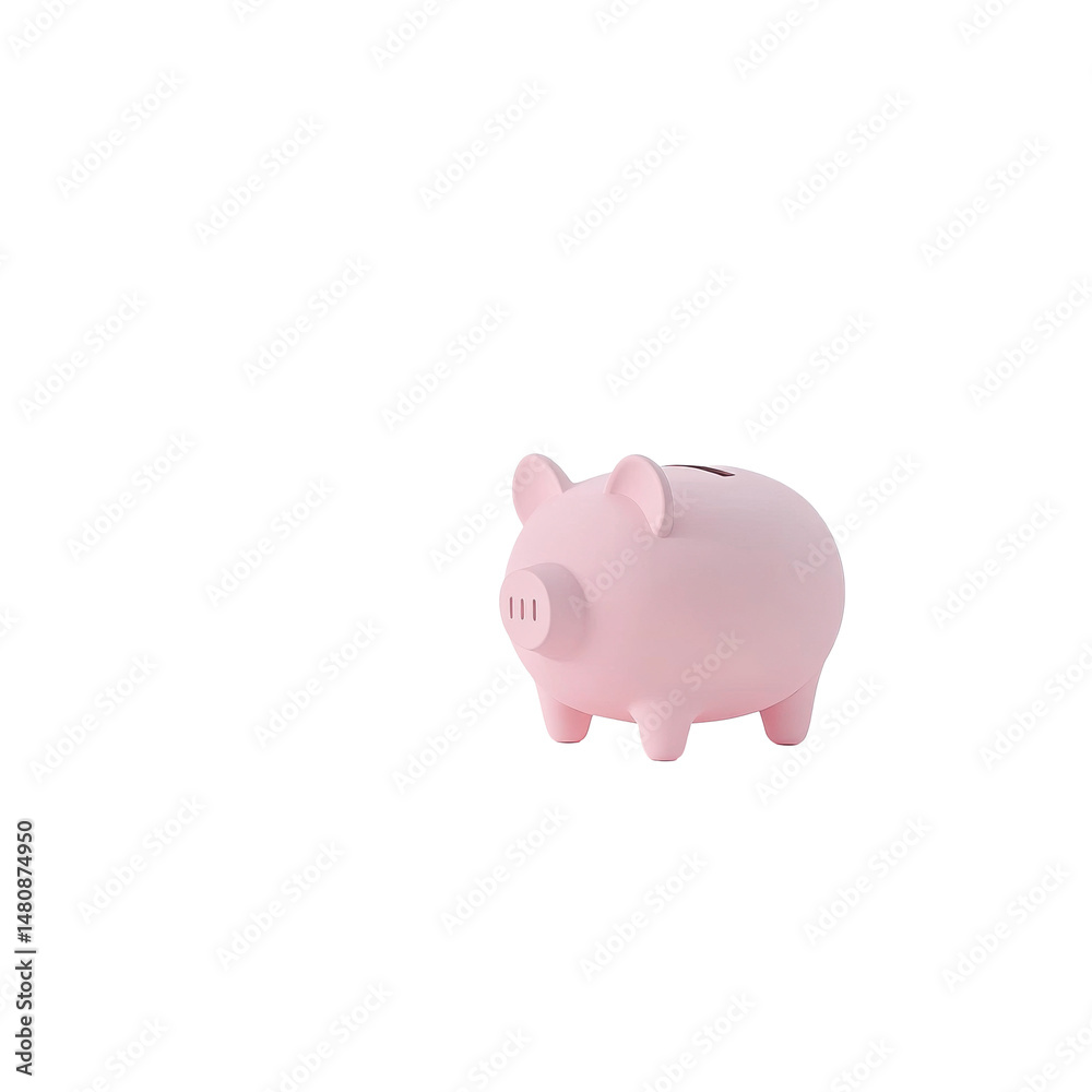 Cute Pink Piggy Bank for Saving Money, Ideal for Kids and Adults in Home or Office Settings, Promoting Financial Responsibility and Fun on transparent background Cute Pink Piggy Bank for Saving Money, Ideal for Kids and Adults in Home or Office Settings, Promoting Financial Responsibility and Fun on transparent background
