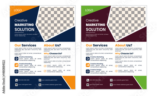 Creative business flyer design a4 flyer template perfact and modern vactor corporate flyer 2 colorful flyer design template business advertising vactor uniqe design.
