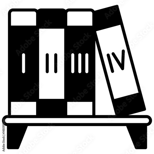 Series glyph icon. Use for international literacy day, education, back to school theme and more. for print, UI, UX kit, web and app development.
