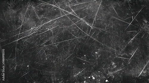Ultra quality image of vintage overlay texture of dust and scratches on a black background.