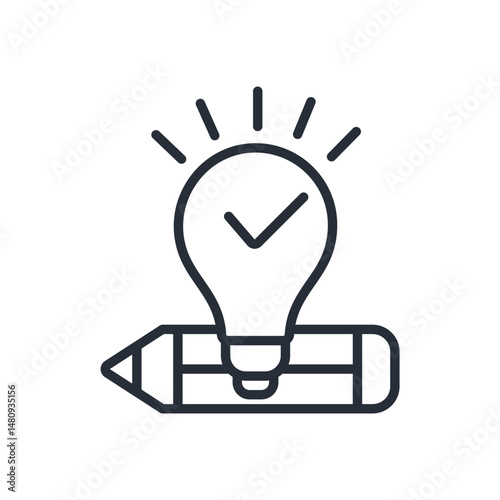 creativity icon collection .design style with background