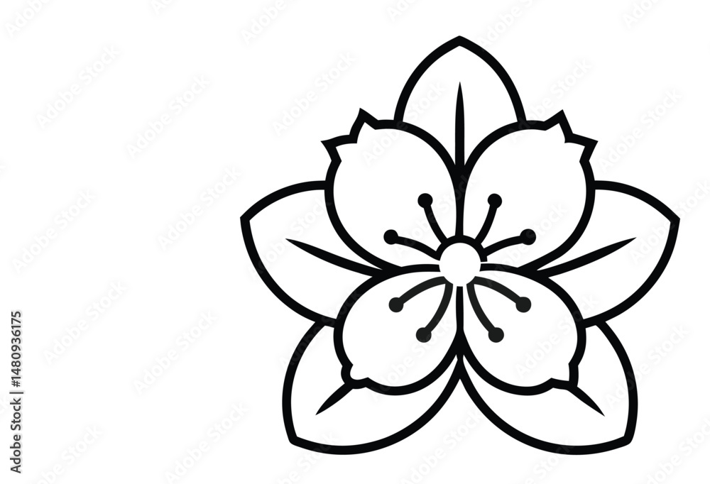 flower vector art icon flower vector art icon
