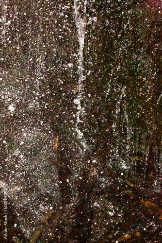 Atomization of a waterfall using high speed flash in Connecticut.