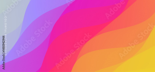 Abstract background with dynamic effect. Creative design poster with vibrant gradients. Vector illustration for advertising, marketing, presentation. Mobile screen.