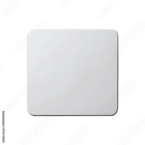 Blank White Mouse Pad Simple, Clean Design for Desk Organization