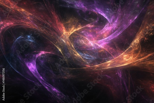 Wallpaper Mural Abstract Cosmic Swirls Torontodigital.ca