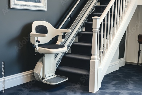 Wallpaper Mural Stairlift for Accessibility in Modern Home Torontodigital.ca