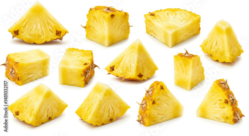 Pineapple chunks.
