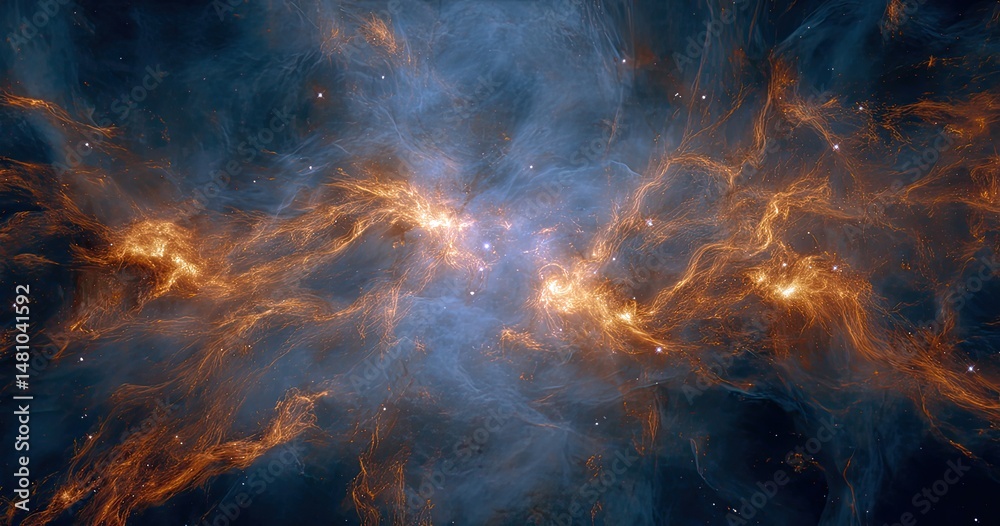 Cosmic nebulae swirls in deep space Cosmic nebulae swirls in deep space