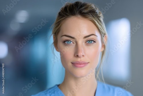 A confident woman with brig...