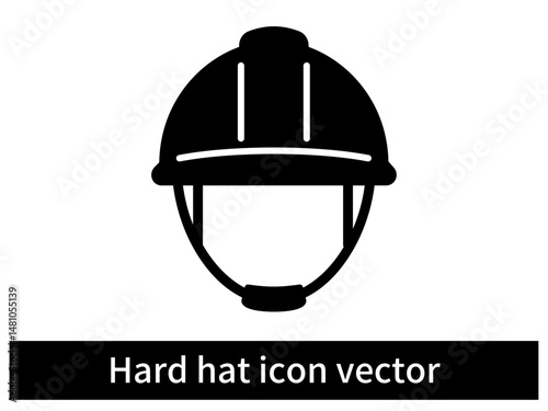 Hard hat icon vector