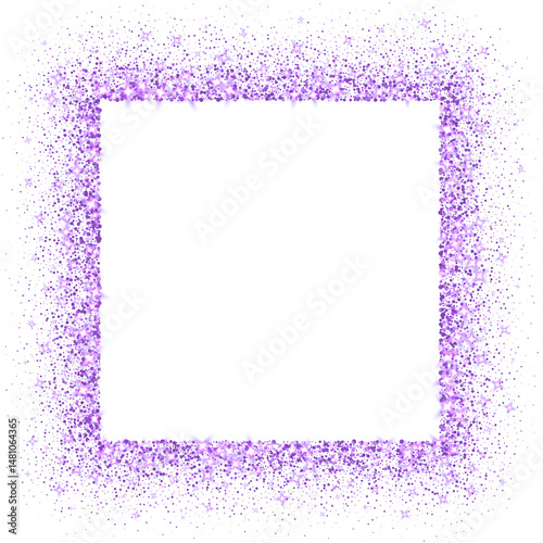 Purple Glitter Frame