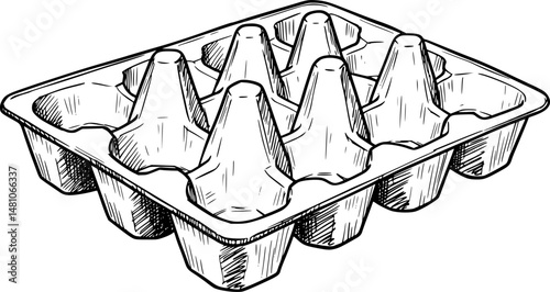 Different styles of egg cartons showcasing various designs and shapes for packaging eggs effectively and attractively