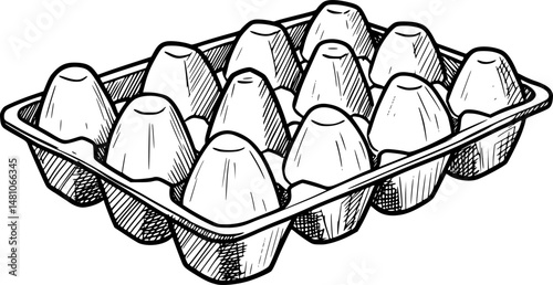 Different styles of egg cartons showcasing various designs and shapes for packaging eggs effectively and attractively