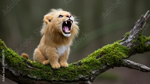 lion in the grass