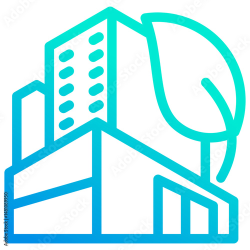 Green Building Icon