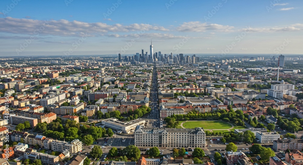 Obraz premium the city of frankfurt
