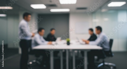 Business meeting in conference room