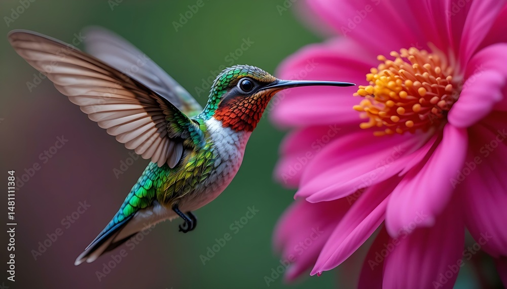 Fototapeta premium hummingbird in flight