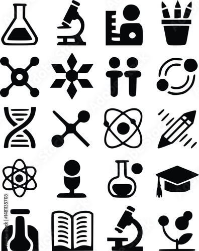 Coffee and Tea Diverse Drink Menu IconsBeverage Vector